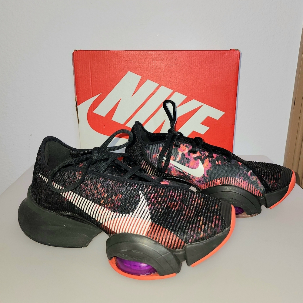 Nike Zoom SuperRep Black Martian Sunrise basketball trainers w Box Size 6 Youth